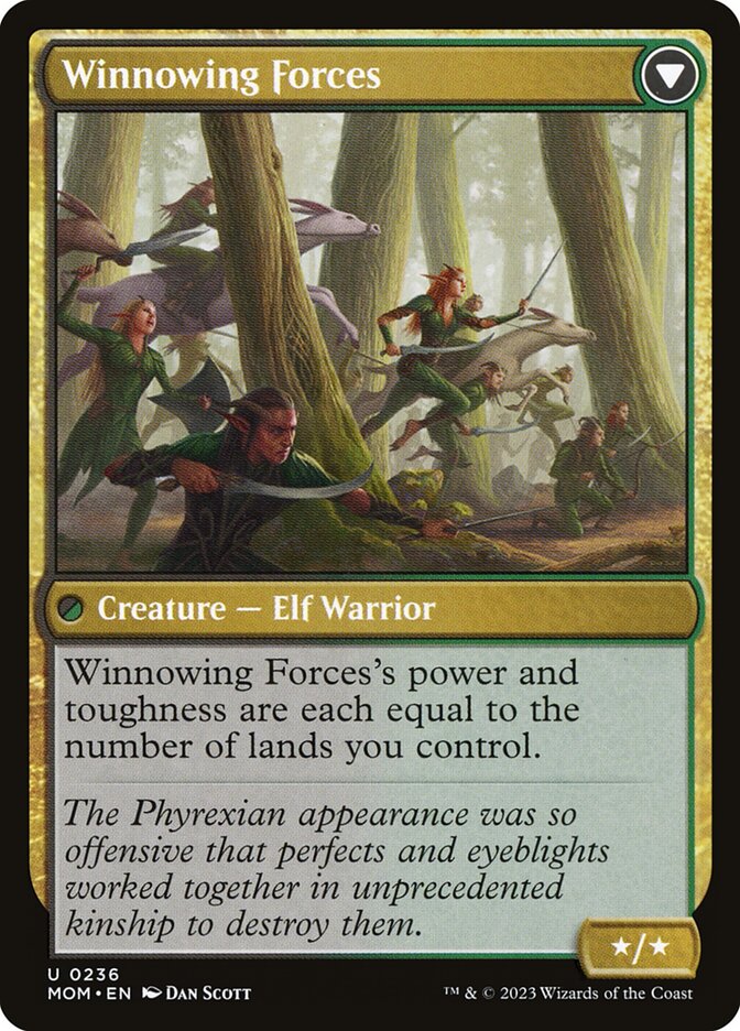 Invasion of Lorwyn // Winnowing Forces MOM/236