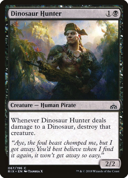 MTG Card Title: Dinosaur Hunter RIX/67