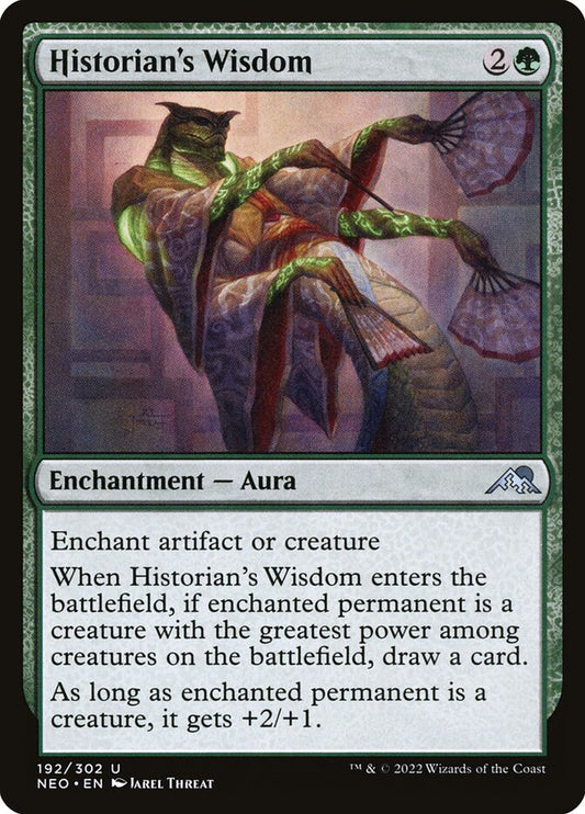 MTG Card Title: Historian's Wisdom NEO/192