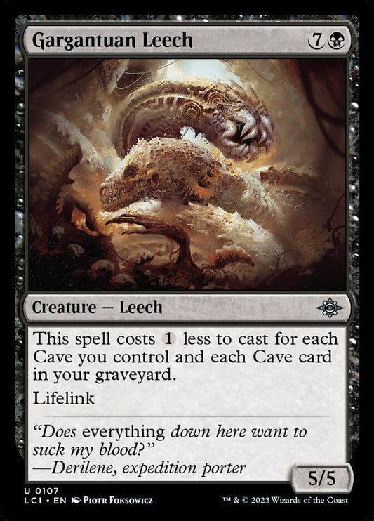 MTG Card Title: Gargantuan Leech LCI/107