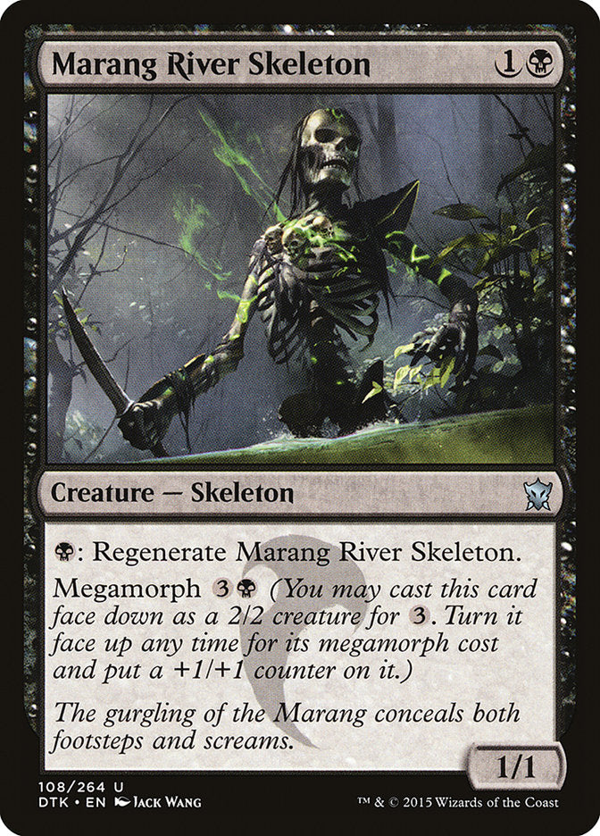 MTG Card Title: Marang River Skeleton DTK/108
