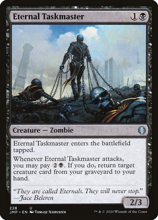 MTG Card Title: Eternal Taskmaster JMP/228