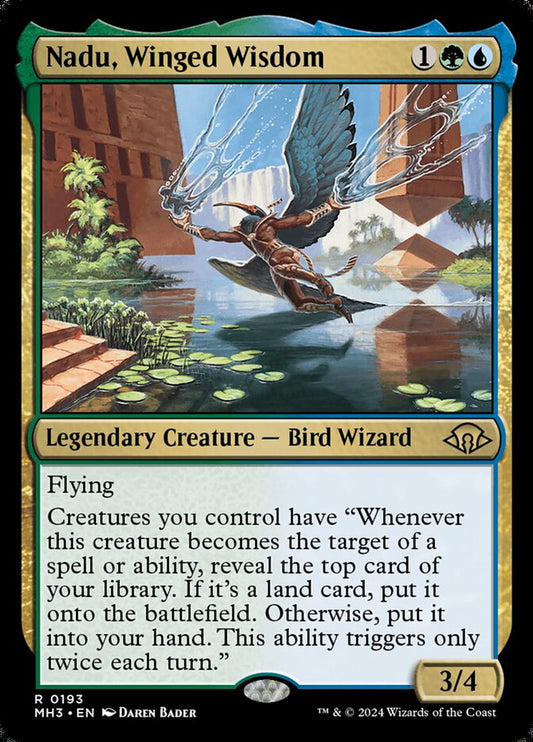 MTG Card Title: Nadu, Winged Wisdom MH3/193