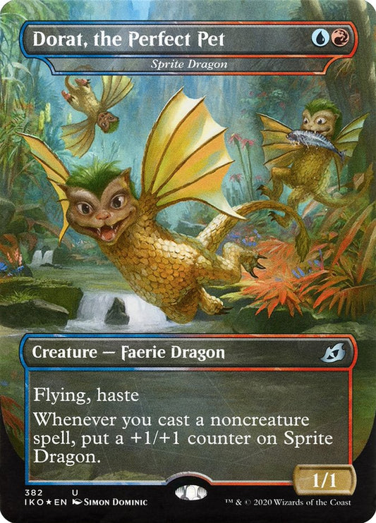 MTG Card Title: Sprite Dragon IKO/382