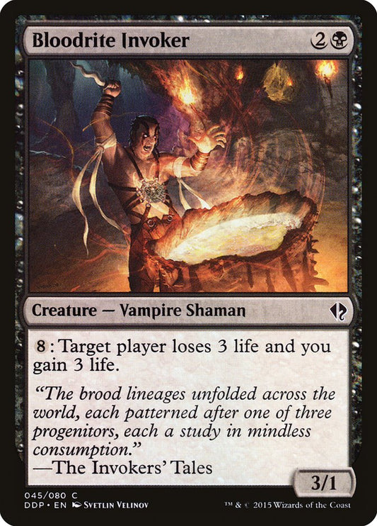 MTG Card Title: Bloodrite Invoker DDP/45