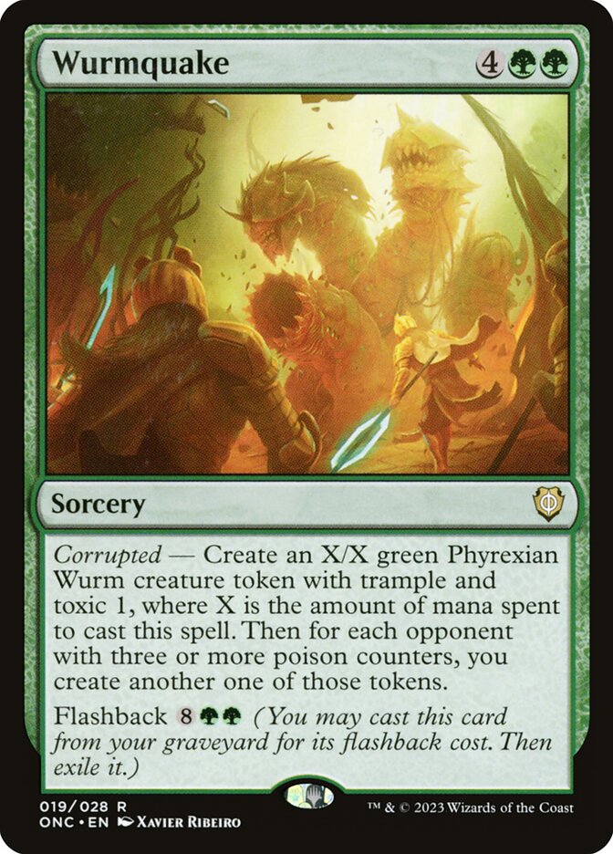 MTG Card Title: Wurmquake ONC/19