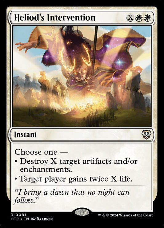 MTG Card Title: Heliod's Intervention OTC/81