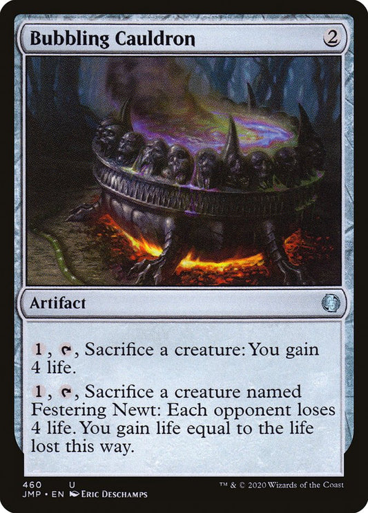 MTG Card Title: Bubbling Cauldron JMP/460