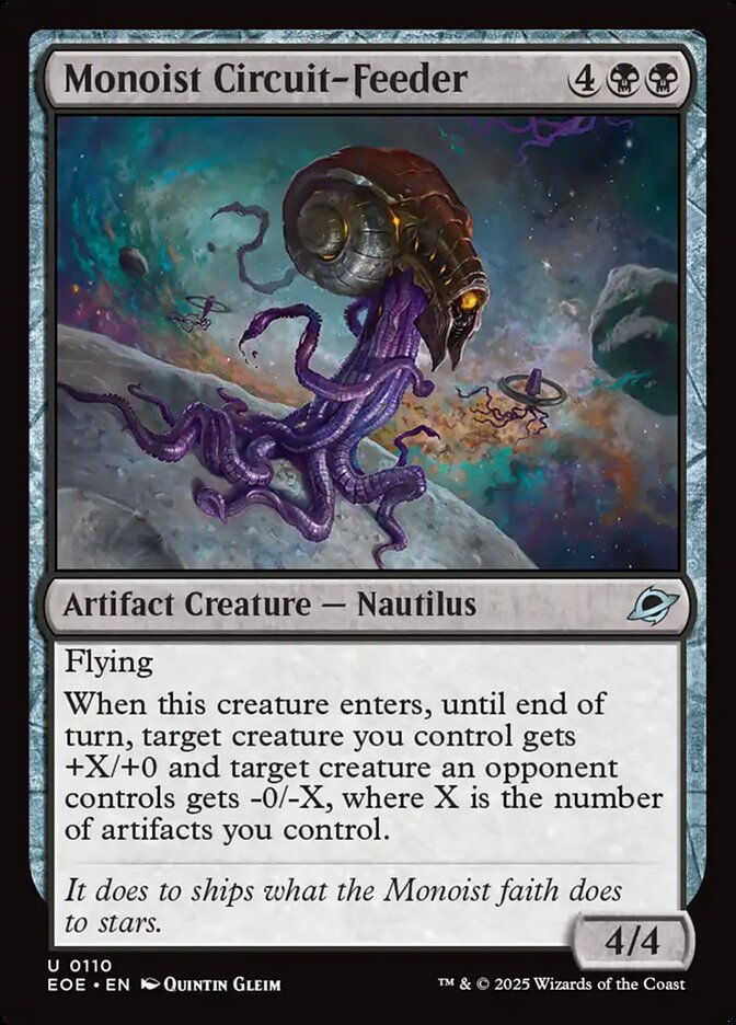 MTG Card Title: Monoist Circuit-Feeder EOE/110