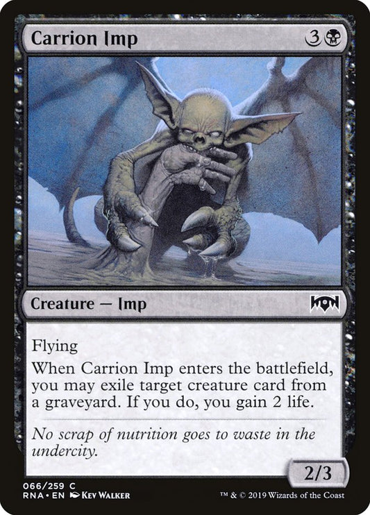 MTG Card Title: Carrion Imp RNA/66