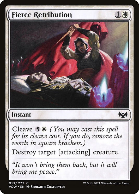 MTG Card Title: Fierce Retribution VOW/13