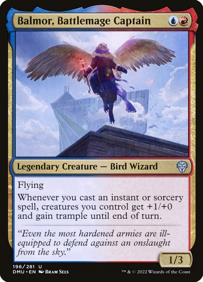 MTG Card Title: Balmor, Battlemage Captain DMU/196