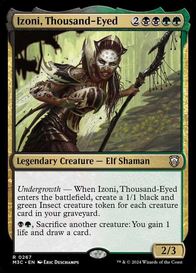 MTG Card Title: Izoni, Thousand-Eyed M3C/267