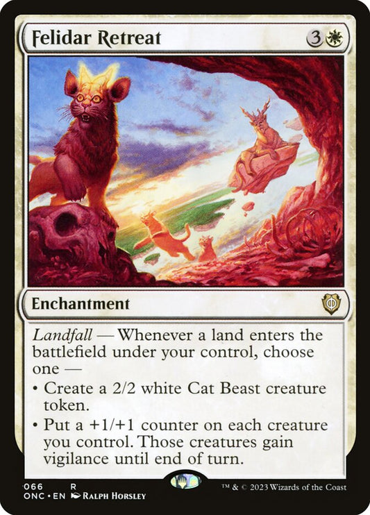 MTG Card Title: Felidar Retreat ONC/66