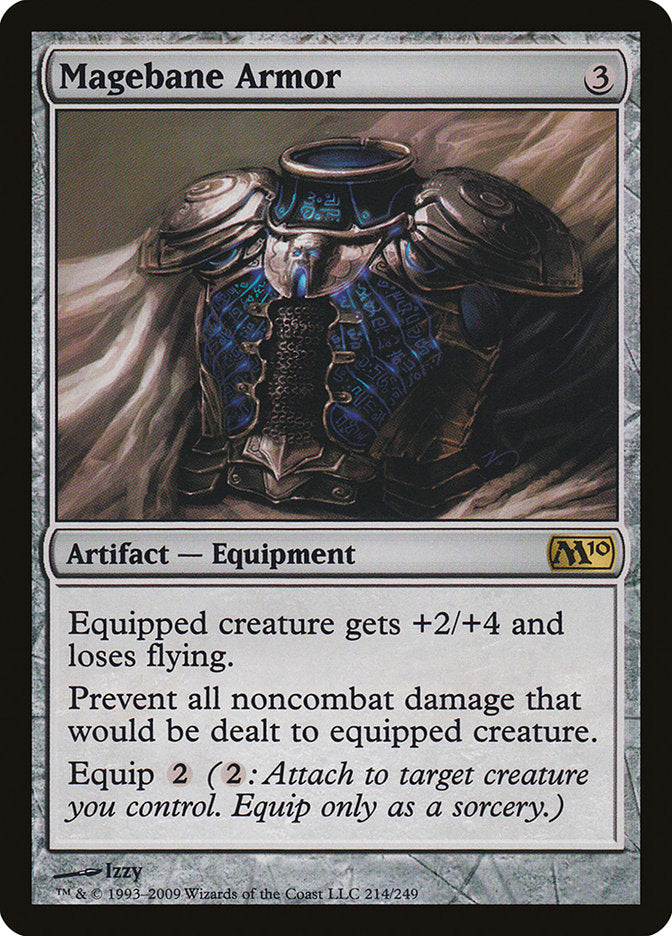 MTG Card Title: Magebane Armor M10/214