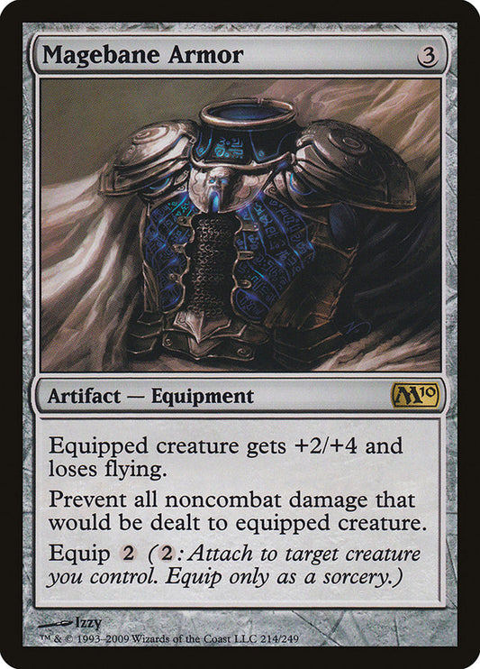 MTG Card Title: Magebane Armor M10/214