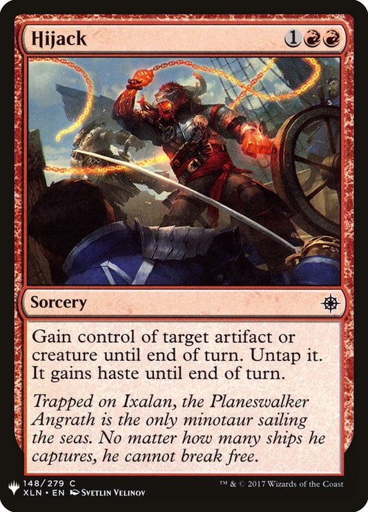 MTG Card Title: Hijack PLST/XLN-148