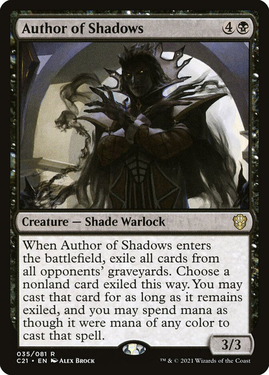 MTG Card Title: Author of Shadows C21/35
