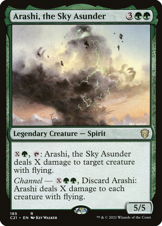 MTG Card Title: Arashi, the Sky Asunder C21/185