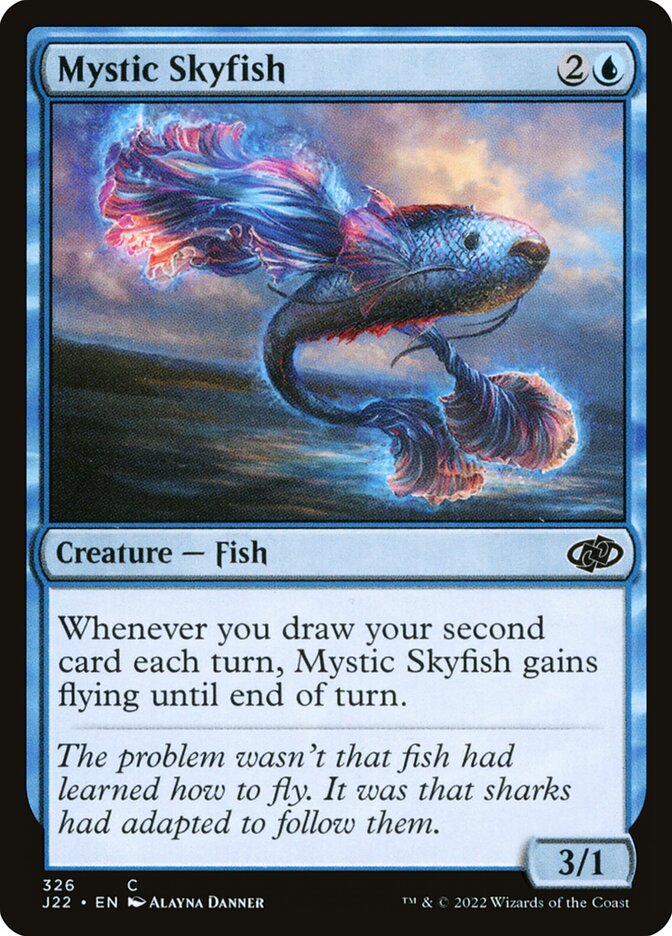 MTG Card Title: Mystic Skyfish J22/326