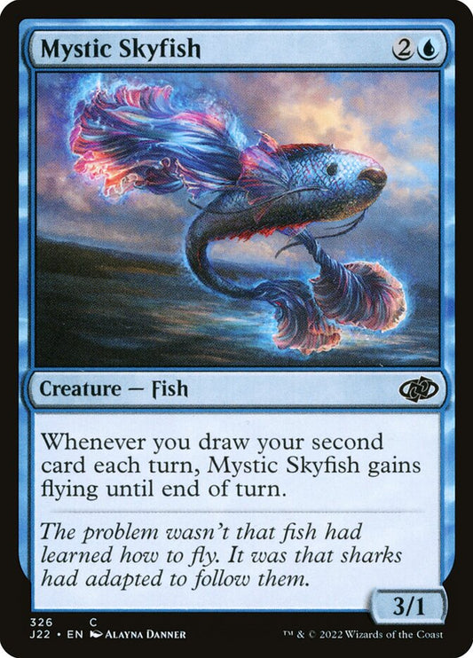 MTG Card Title: Mystic Skyfish J22/326