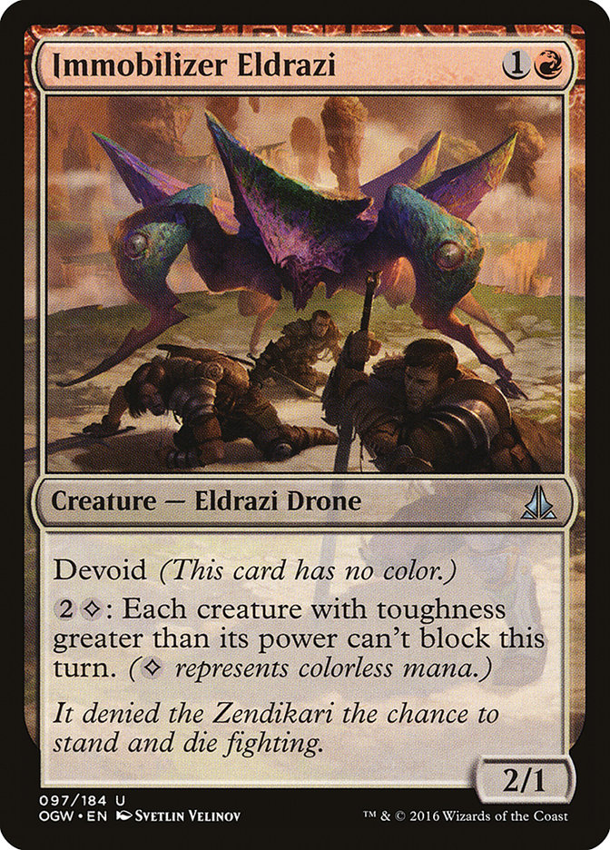 MTG Card Title: Immobilizer Eldrazi OGW/97