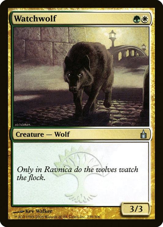 MTG Card Title: Watchwolf RAV/239