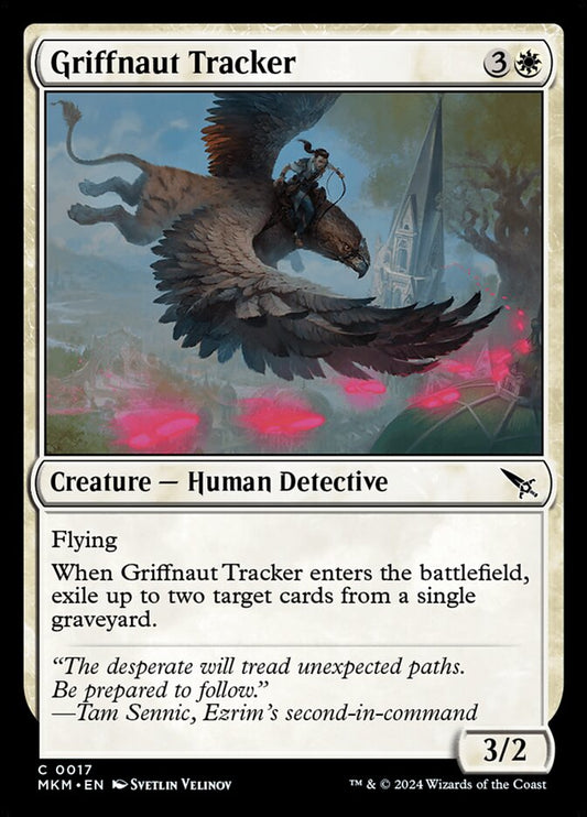 MTG Card Title: Griffnaut Tracker MKM/17