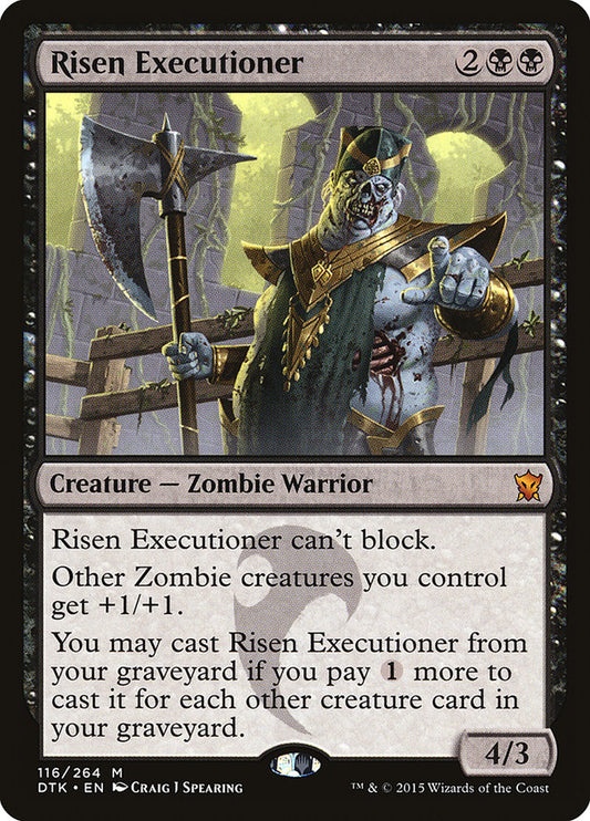 MTG Card Title: Risen Executioner DTK/116