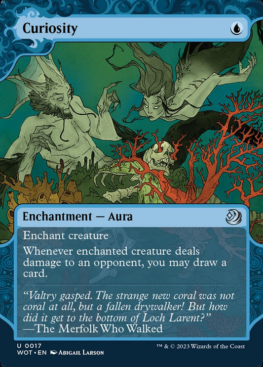MTG Card Title: Curiosity WOT/17