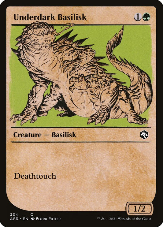 MTG Card Title: Underdark Basilisk AFR/334