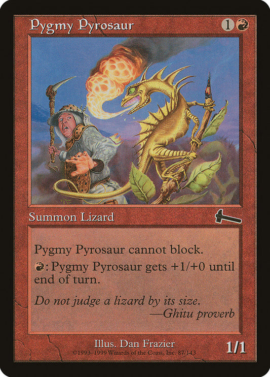 MTG Card Title: Pygmy Pyrosaur ULG/87