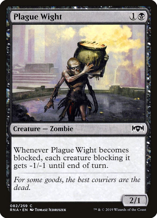 MTG Card Title: Plague Wight RNA/82
