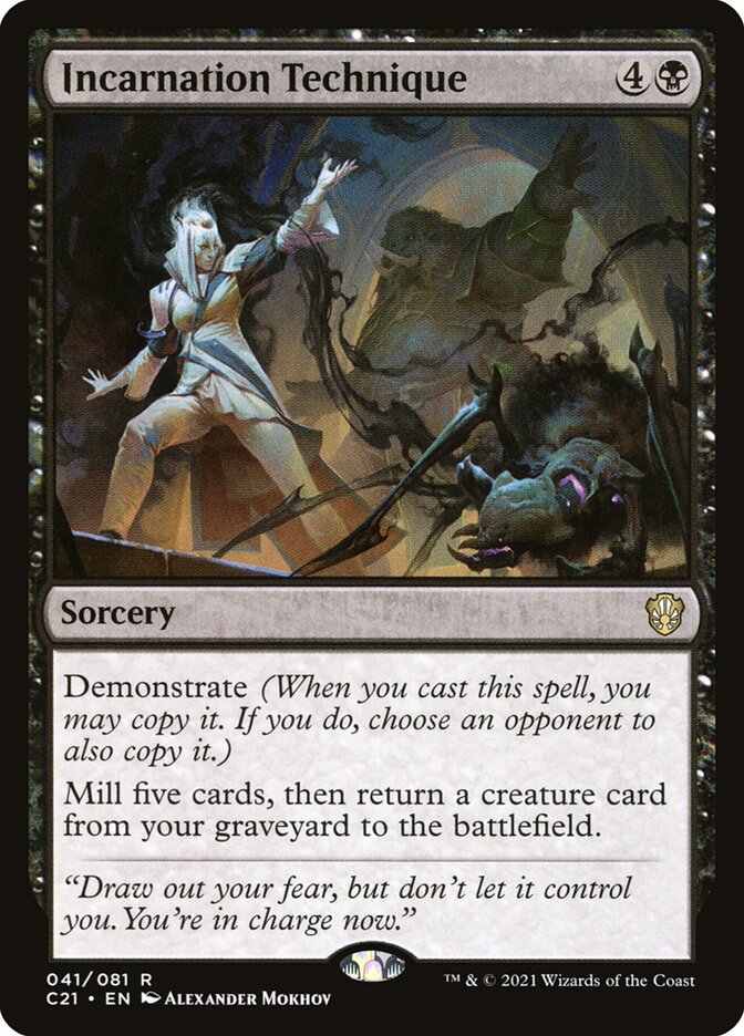 MTG Card Title: Incarnation Technique C21/41