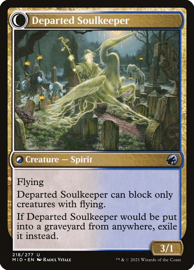 Devoted Grafkeeper // Departed Soulkeeper MID/218