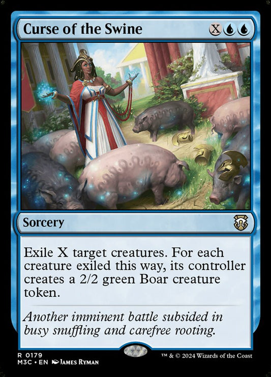 MTG Card Title: Curse of the Swine M3C/179