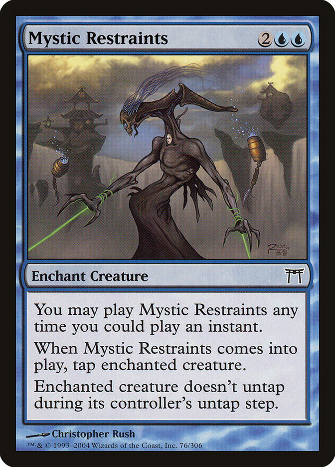 MTG Card Title: Mystic Restraints CHK/76