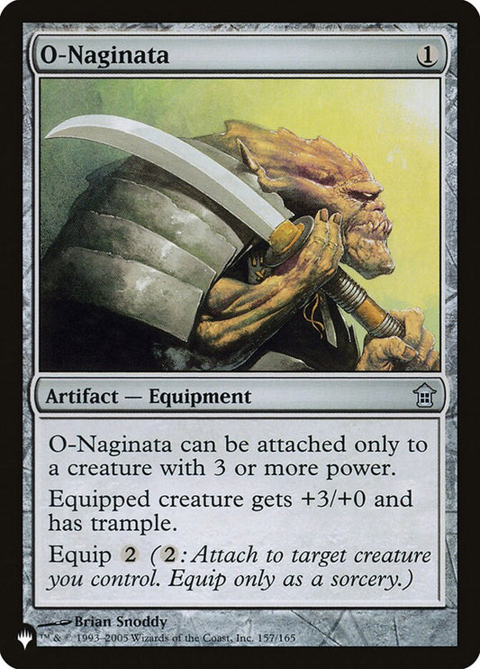MTG Card Title: O-Naginata PLST/SOK-157