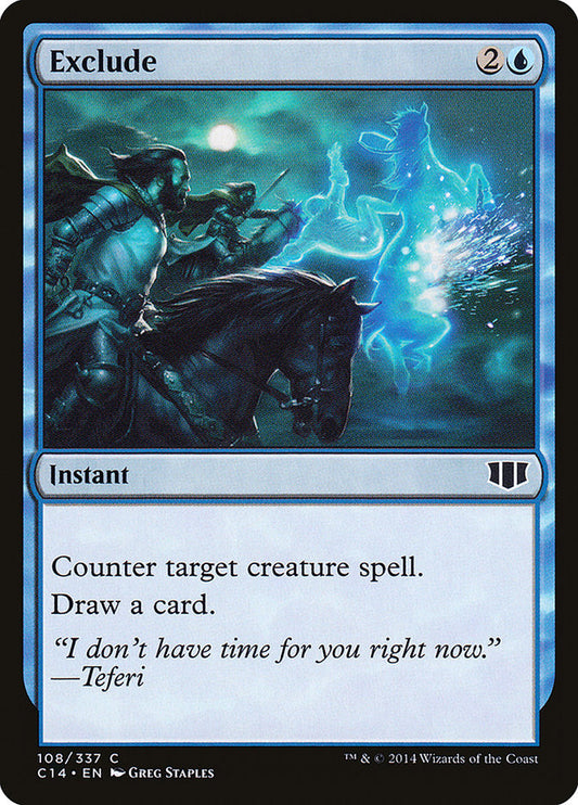 MTG Card Title: Exclude C14/108