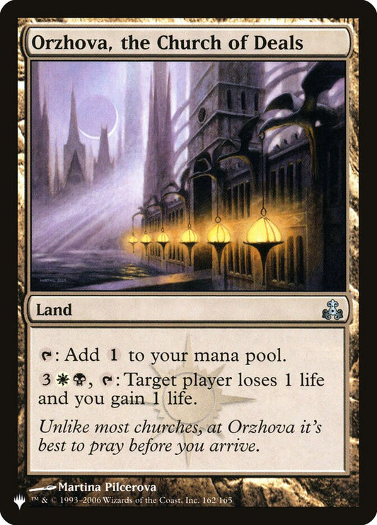 MTG Card Title: Orzhova, the Church of Deals PLST/GPT-162