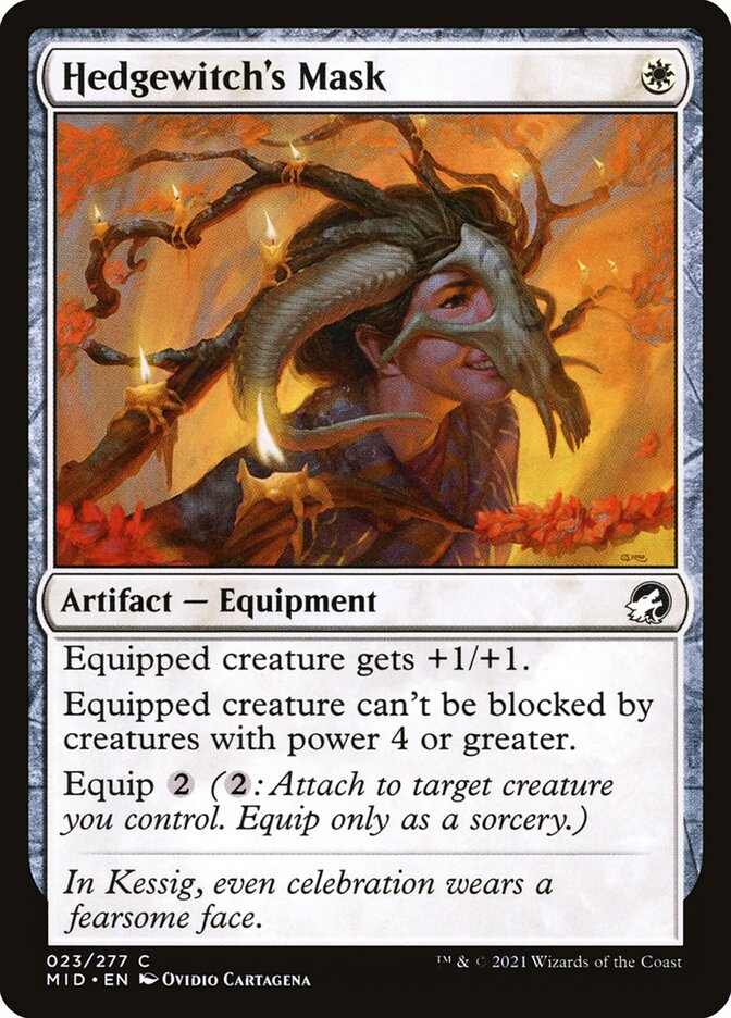 MTG Card Title: Hedgewitch's Mask MID/23