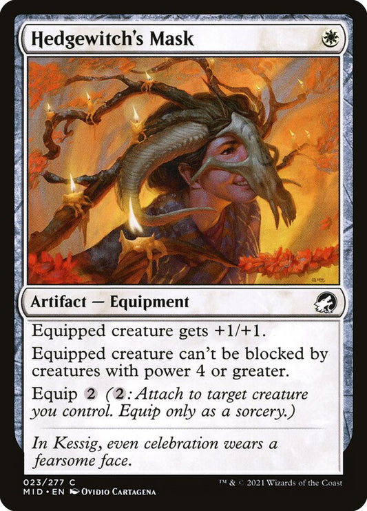 MTG Card Title: Hedgewitch's Mask MID/23