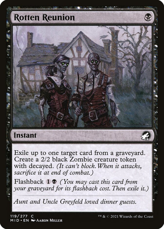 MTG Card Title: Rotten Reunion MID/119