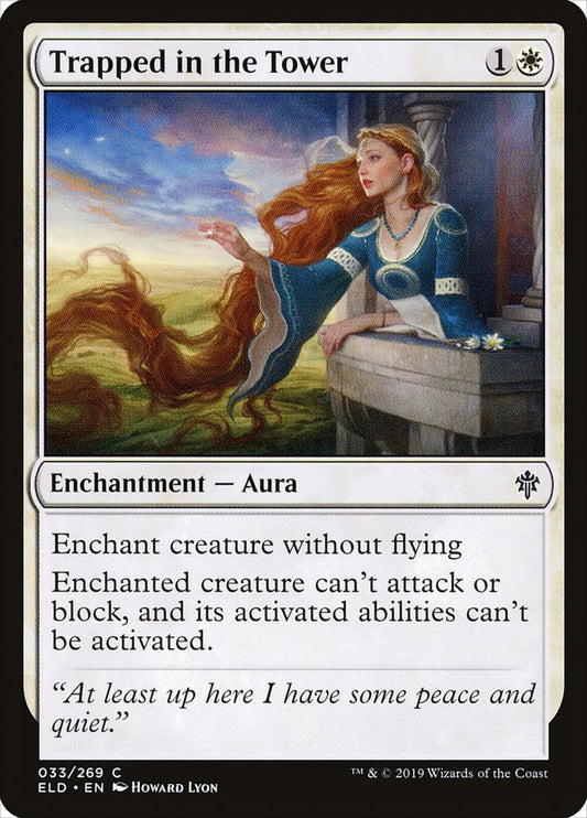 MTG Card Title: Trapped in the Tower ELD/33