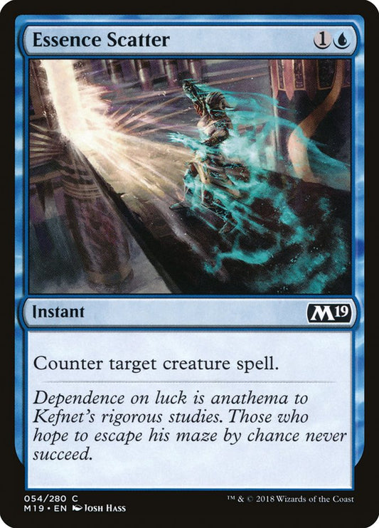 MTG Card Title: Essence Scatter M19/54