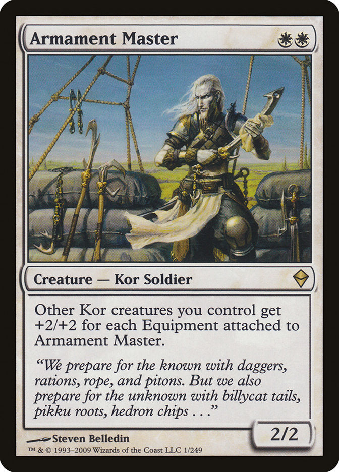 MTG Card Title: Armament Master ZEN/1