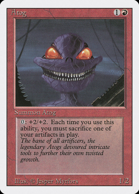 MTG Card Title: Atog 3ED/139