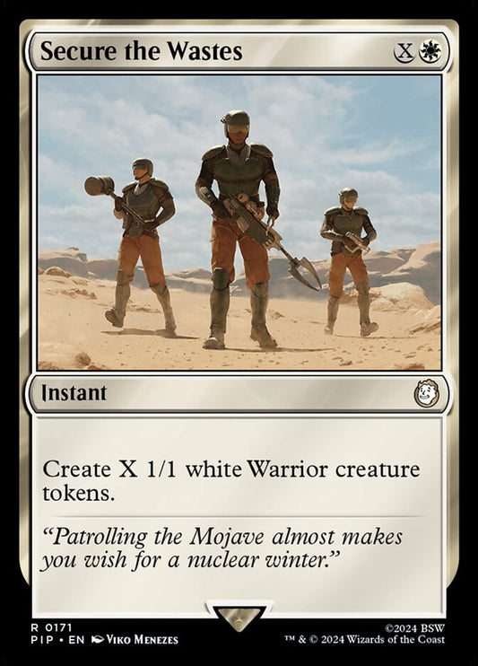 MTG Card Title: Secure the Wastes PIP/171