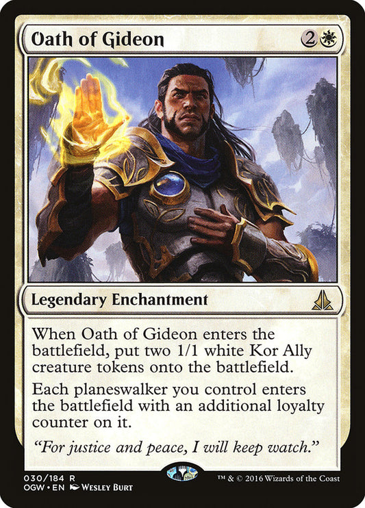 MTG Card Title: Oath of Gideon OGW/30