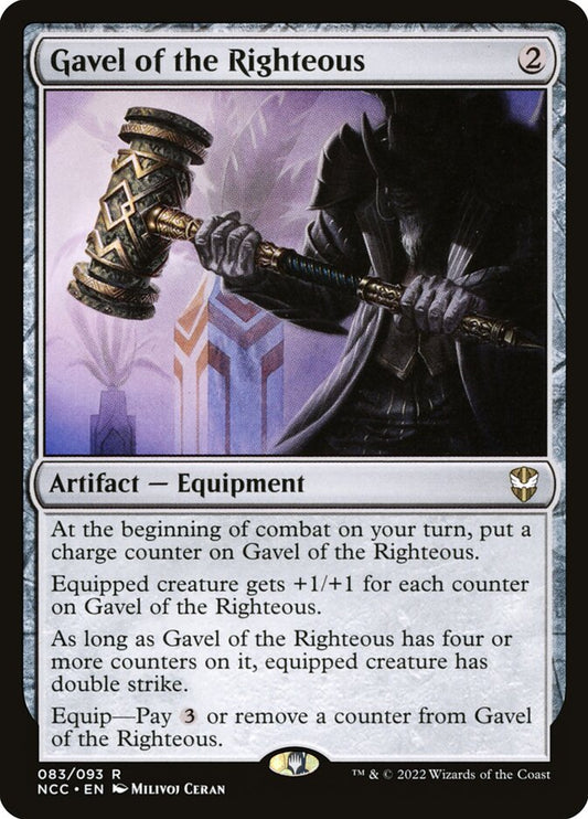 MTG Card Title: Gavel of the Righteous NCC/83